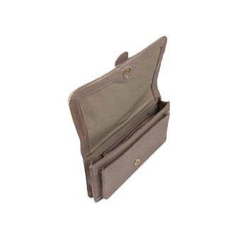 Bag2Bag Leren schoudertas Piro grey/taupe
