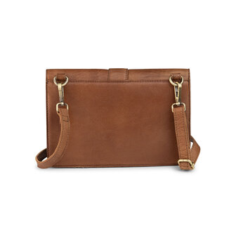 Bag2Bag Leren schoudertas Piro cognac