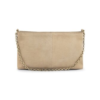 Bag2Bag suede leren tas Vasto taupe