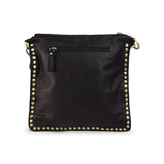 Bag2Bag leren tas Santiago black