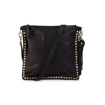 Bag2Bag leren tas Santiago black