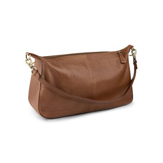 Bag2Bag leren tas Siris cognac