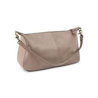 Bag2Bag leren tas Siris grey/taupe
