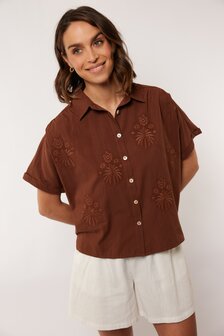 G-Maxx blouse Yasmin cappuccino