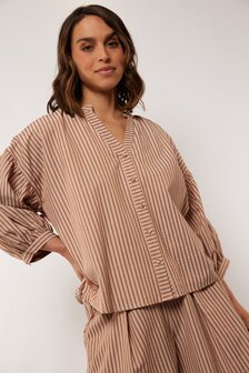 G-Maxx blouse Renata cappuccino/cameo rose