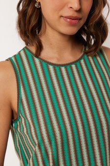 G-Maxx top Lourdes cappuccino/green