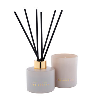 Ted Sparks giftset geurkaars en diffuser pear &amp; gardenia