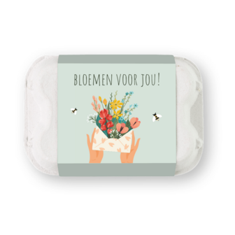 Blossombs bloem bommetjes - eierdoosje bloemen voor jou