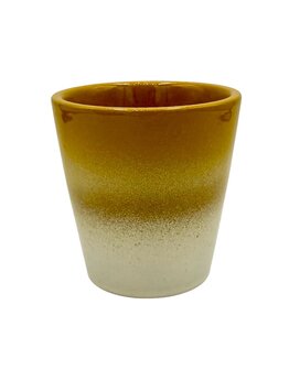 Koffiemok Bobbi geel