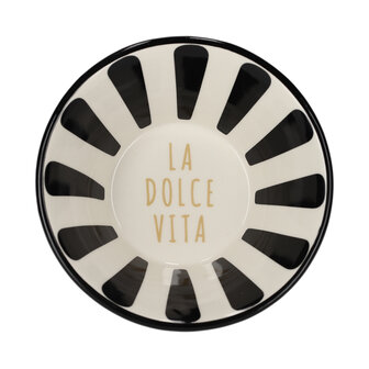 Kom zwart La Dolce Vita 