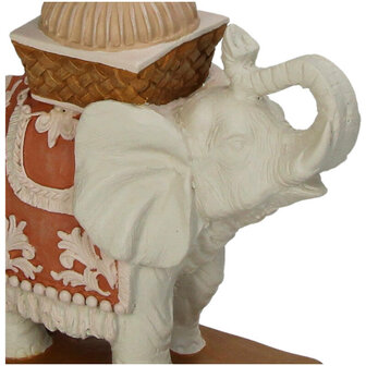 Kandelaar olifant terra-groen