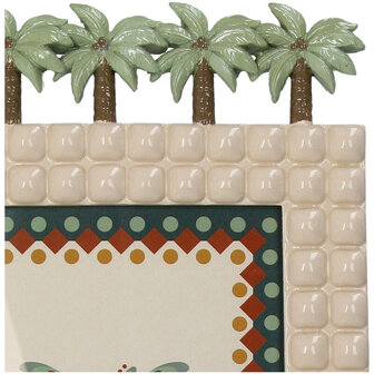 Fotolijst Palmboom Polyresin Beige 13x18cm