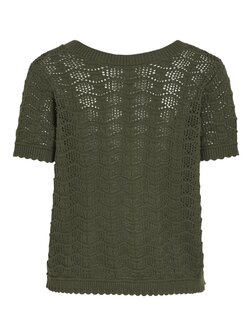 Vila top Vicoby groen gebreid *biologisch katoen*