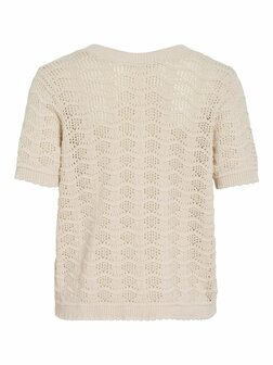 Vila top Vicoby birch gebreid *biologisch katoen*