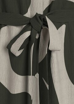 Vila jurk Vizeya black/birch *gerecyled polyster*