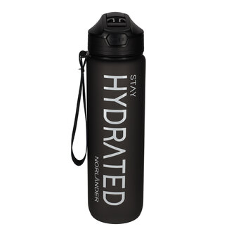 N&ouml;rlander waterfles hydrated zwart