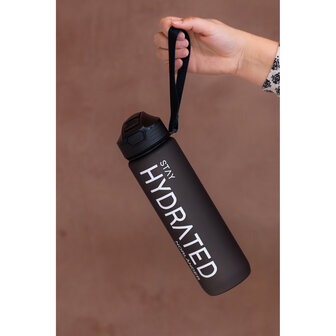 N&ouml;rlander waterfles hydrated zwart