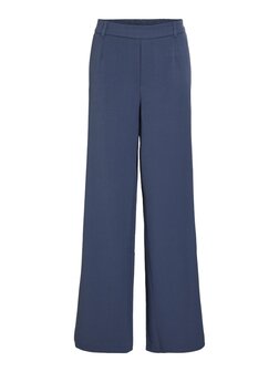 Vila broek wide leg vivarone indigo blue