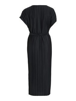 Vila jurk Vitahlia black *gerecycled polyester*