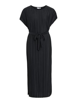Vila jurk Vitahlia black *gerecycled polyester*