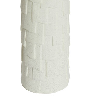 Vaas deco Leima keramiek mat creme