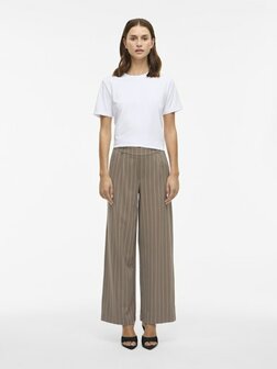 Vila broek wide leg vivarone falcon stripe