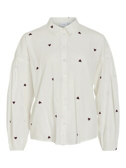 Vila blouse Vistef heart
