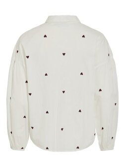 Vila blouse Vistef heart