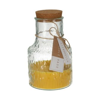 Buitenkaars vaas citronella