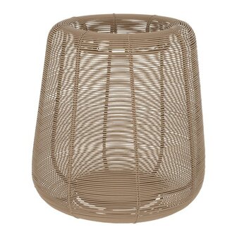 Windlicht Sil metaal taupe