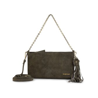 Bag2Bag suede leren tas Vasto stone