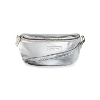 Bag2Bag leren  Verona metallic silver