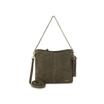 Bag2Bag suede leren tas Sala stone