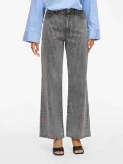 Vila wide leg jeans vifreya grey denim