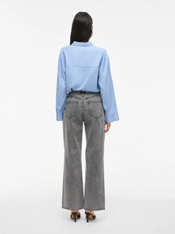 Vila wide leg jeans vifreya grey denim