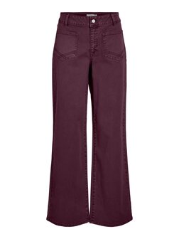 Vila wide leg jeans vilorie fig red 