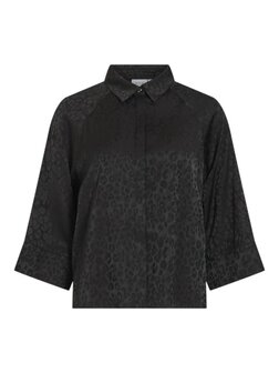 Vila blouse Visalina print black