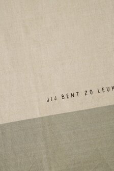 Zusss keukenset jij bent zo leuk / zand-grijs-groen