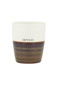Zusss koffiemok coffee wit/bruin