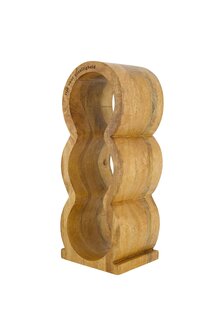 Zusss wijnrek hout naturel