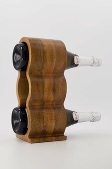 Zusss wijnrek hout naturel