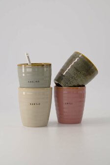 Zusss koffiemok hartje zand