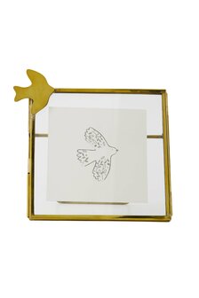 Zusss fotolijst metaal vogeltje goud