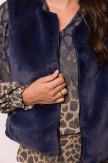 G-Maxx gilet Lalita dark blue