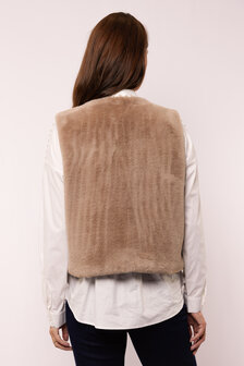 G-Maxx gilet Lalita grey brown