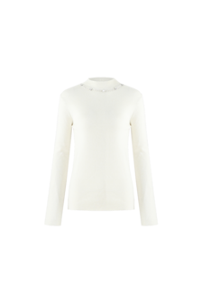 G-Maxx trui Kamille wool white