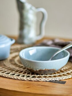 Bloomingville bowl Paula brown mint green