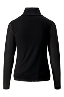 Zusss mesh top met col zwart