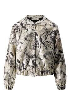 Zusss jacquard glans jasje beige goud