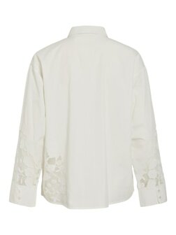 Vila blouse Vicamina lace wit